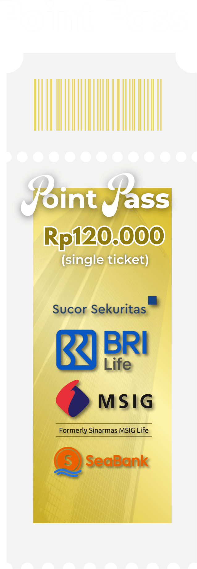 Tiket Point Pass — Rp120.000